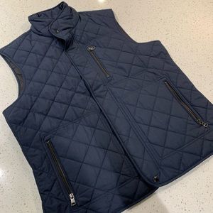 Banana Republic Men’s Navy Blue Puffy Vest